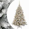 vidaXL K&uuml;nstlicher Weihnachtsbaum mit Weihnachtskugel 120 cm 150 LEDs