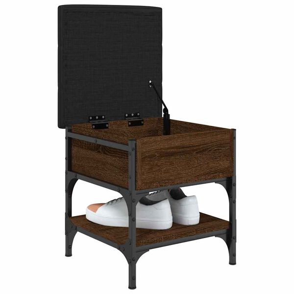 vidaXL Schuhbank Braun Eichen-Optik 42x42x45 cm Holzwerkstoff