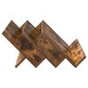 vidaXL Magazinregal Ger&auml;ucherte Eiche 65 x 53 x 28,5 cm Holzwerkstoff