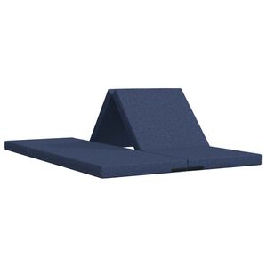 vidaXL Klappsofa Bett 140 x 67 x 15 cm Blau