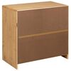 vidaXL Sideboard SAUDA Eiche-Optik 80x43x75,5 cm Kiefernholz