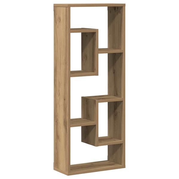 vidaXL Wandregal Artisan-Eiche 36 x 16 x 90 cm Holzwerkstoff