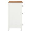 vidaXL Kleiderschrank 76x52x105 cm Eiche Massivholz