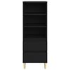 vidaXL Highboard Schwarz 40x36x110 cm Holzwerkstoff