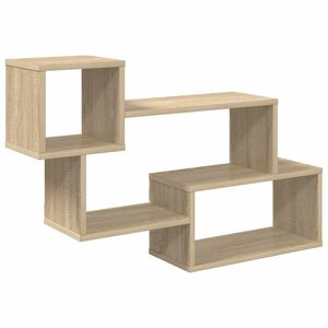 vidaXL Schwebendes Regal Wandhalterung Sonoma-Eiche 87 x 20 x 55 cm
