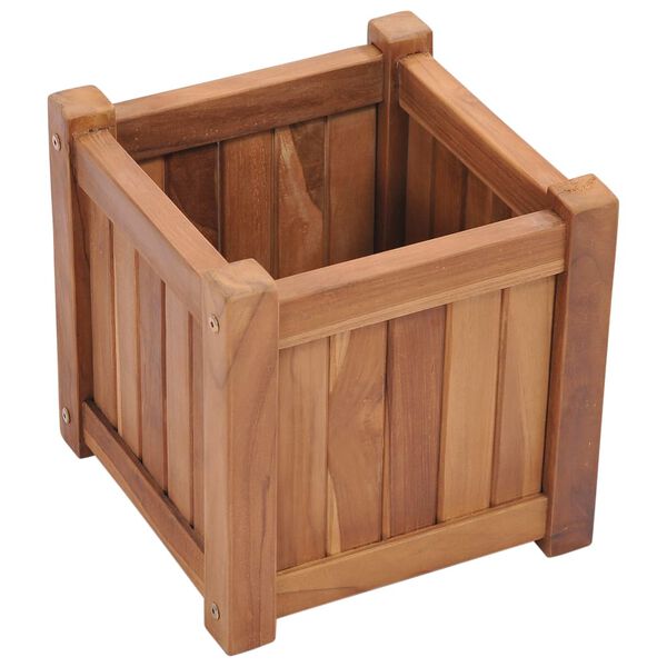 vidaXL Hochbeet 30x30x30 cm Massivholz Teak
