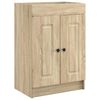 vidaXL Unter dem Waschbecken Badschrank Sonoma-Eiche