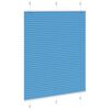 vidaXL Plissee Blau 110x150 cm Stoffbreite 109,4 cm Polyester