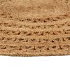 vidaXL Teppich Jute Handgeflochten 120 cm Rund