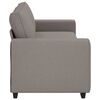 vidaXL 3-Sitzer-Sofa Taupe 180 cm Stoff