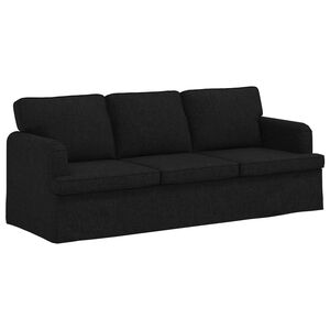 vidaXL Sofa Schwarz 201 x 80 x 85 cm Stoff