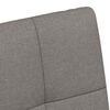 vidaXL Esszimmerst&uuml;hle mit Rollen 2 pcs Taupe 58 x 65 x 94 cm Stoff