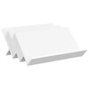 vidaXL Magazinregal mit Regal Wei&szlig; 65 x 53 x 28,5 cm Holzwerkstoff