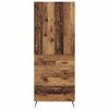 vidaXL Highboard Wandmontiert Altholz 69,5 x 34 x 180 cm Holzwerkstoff