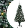 vidaXL K&uuml;nstlicher Weihnachtsbaum mit 300 LEDs mit St&auml;nder Gr&uuml;n 180 cm