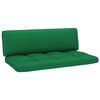 vidaXL Outdoor-Mittelsofa Paletten Imprägniertes Kiefernholz Grau