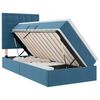 vidaXL Aufbewahrungsbett mit Matratze Dunkelblau 90 x 190 cm Samt