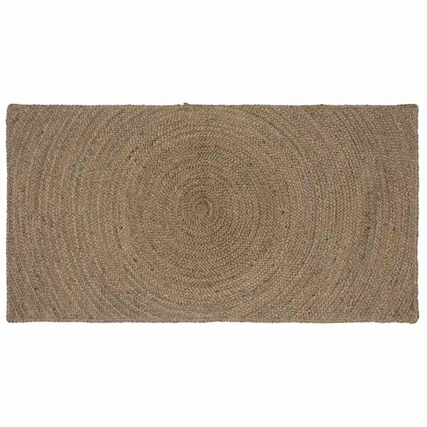 vidaXL Bereichsteppiche Rechtwinklig Grau 80 x 150 cm Jute