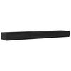 vidaXL Bettschubladen Schwarz Eichen-Optik 200 x 36,5 x 16,5 cm