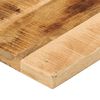 vidaXL Tischplatte 50x30x3,8 cm Rechteckig Raues Massivholz Mango