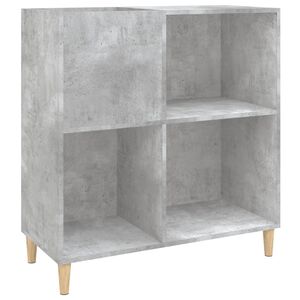 vidaXL Plattenschrank Betongrau 84,5x38x89 cm Holzwerkstoff
