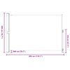 vidaXL Seitenmarkise Ausziehbar 200x300 cm Grau