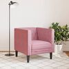 vidaXL Chesterfield-Sessel Rosa Samt