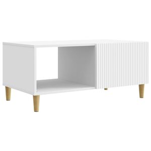 vidaXL Couchtisch Wei&szlig; 90 x 50 x 40 cm Holzwerkstoff