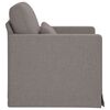 vidaXL Sofa Taupe Gesamtabmessungen: 78 x 78 x 80 cm (B x T x H) Samt