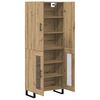 vidaXL Highboard 2 pcs Artisan-Eiche 69,5 x 34 x 180 cm