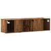 vidaXL TV-Wandschrank Altholz-Optik 120x30x30 cm Holzwerkstoff