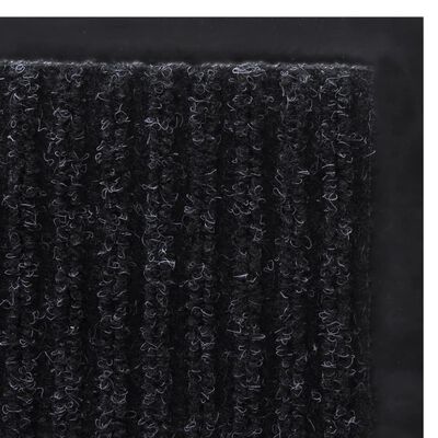 Schwarze PVC Türmatte 120 x 180 cm