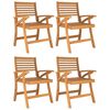 vidaXL Gartenst&uuml;hle 4 Stk. 58x58x87 cm Massivholz Akazie