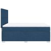 vidaXL Boxspringbett mit Matratze Blau 140x190 cm Stoff