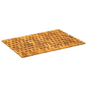 vidaXL Badematten Natur 55 x 80 cm Massivholz Akazie