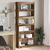 vidaXL B&uuml;cherregal mit Regal Altholz 80 x 30 x 198 cm Holzwerkstoff