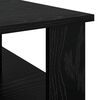 vidaXL Couchtisch Schwarz Eichen-Optik 90 x 50 x 40 cm Holzwerkstoff
