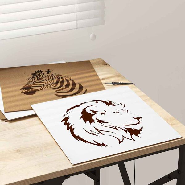 vidaXL Dekoplatten 50 pcs Wei&szlig; 30 x 30 x 0,27 cm Holzwerkstoff