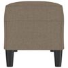 vidaXL Sitzbank Taupe 100x35x41 cm Stoff