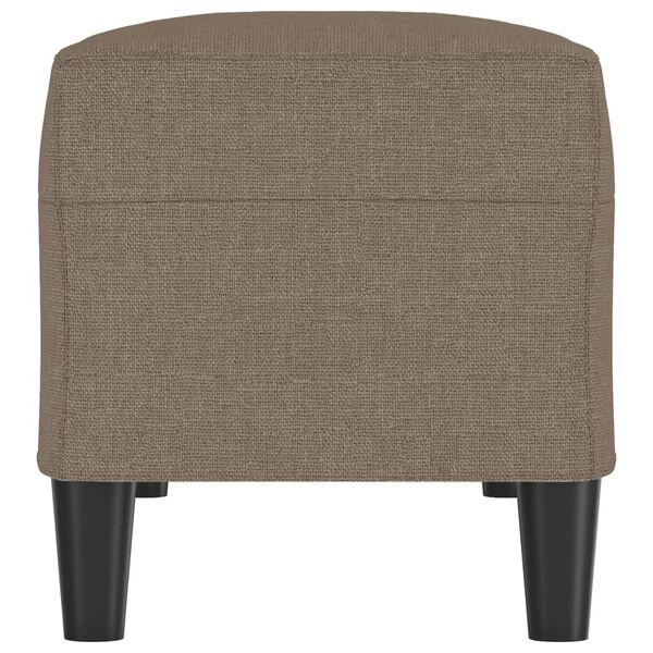 vidaXL Sitzbank Taupe 100x35x41 cm Stoff