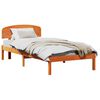 vidaXL Bettrahmen Wachsbraun 80 x 200 cm Massives Kiefernholz