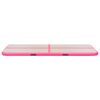 vidaXL Aufblasbare Gymnastikmatte mit Pumpe 600x100x10 cm PVC Rosa