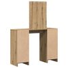 vidaXL Schminktisch mit Speicher Braun 102 x 33 x 135 cm Holzwerkstoff