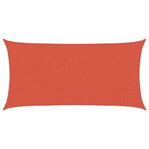 vidaXL Sonnensegel 160 g/m&sup2; Terrakottarot 2,5x5 m HDPE