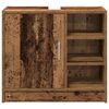 vidaXL Badezimmerschrank mit T&uuml;r Altholz 63 x 29 x 55 cm Holzwerkstoff
