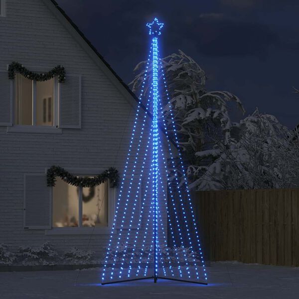 vidaXL LED Weihnachtsbaum 789 LEDs Blau 476 cm