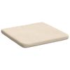 vidaXL Sitzkissen 4 pcs Beige 40 x 40 x 3 cm Mikrofaserstoff