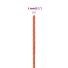 vidaXL Arbeitsseil Orange 3 mm 25 m Polypropylen