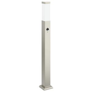 vidaXL Pollerleuchte mit Sensor 80 cm Edelstahl IP44