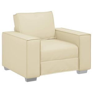 vidaXL Sofa Creme 99 x 80 x 84 cm Stoff